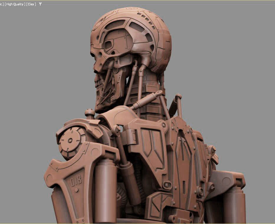 T-600 Terminator Salvation V2 3D print model_49