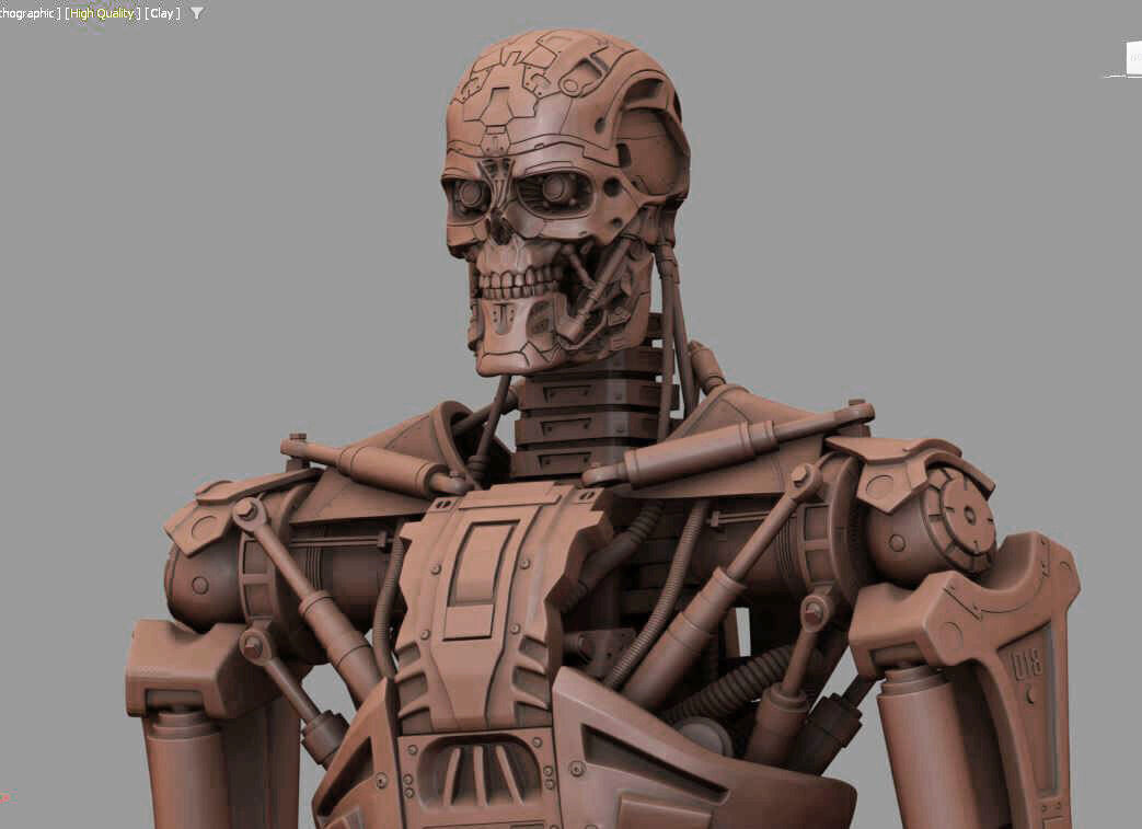 T-600 Terminator Salvation V2 3D print model_1