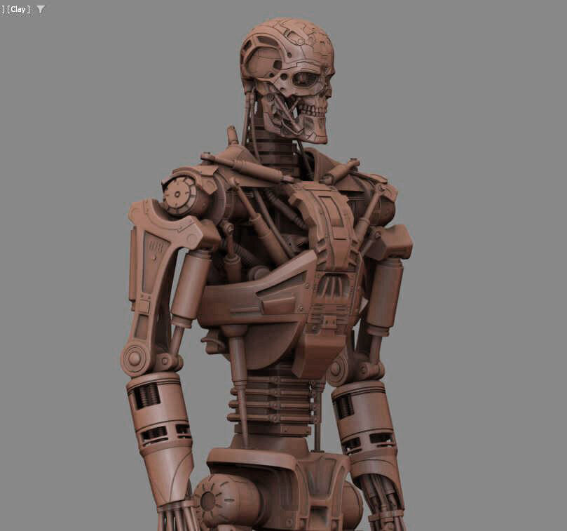 T-600 Terminator Salvation V2 3D print model_5