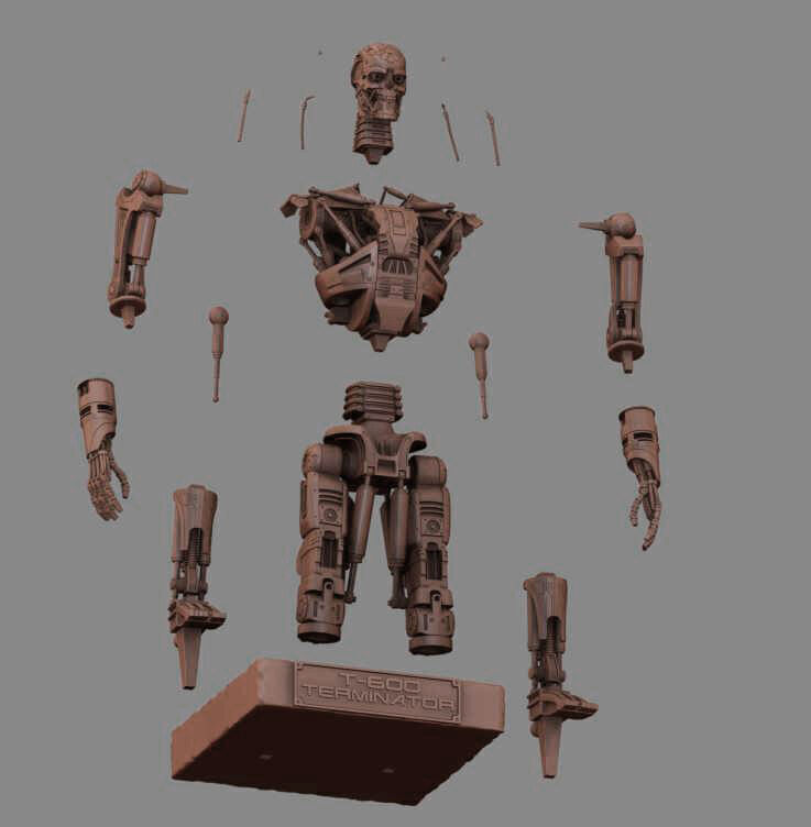 T-600 Terminator Salvation V2 3D print model_9