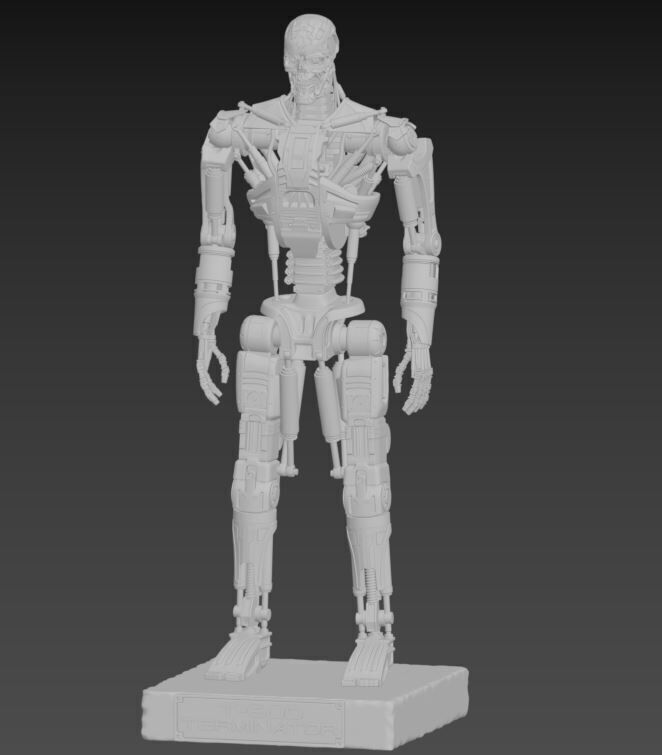 T-600 Terminator Salvation V2 3D print model_10