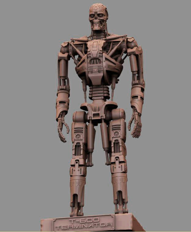 T-600 Terminator Salvation V2 3D print model_43