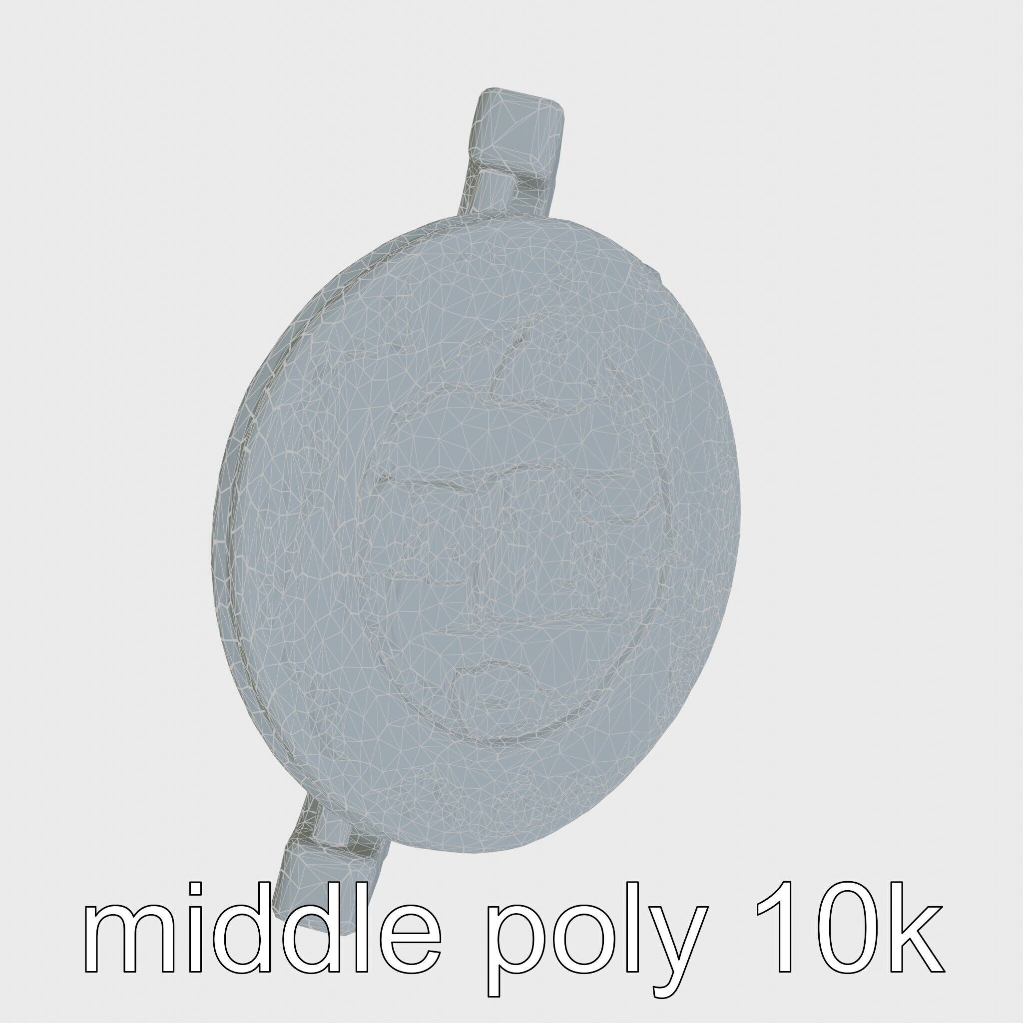 Traditional Tea Display Stand with Auspicious Symbols Low-poly 3D model_27