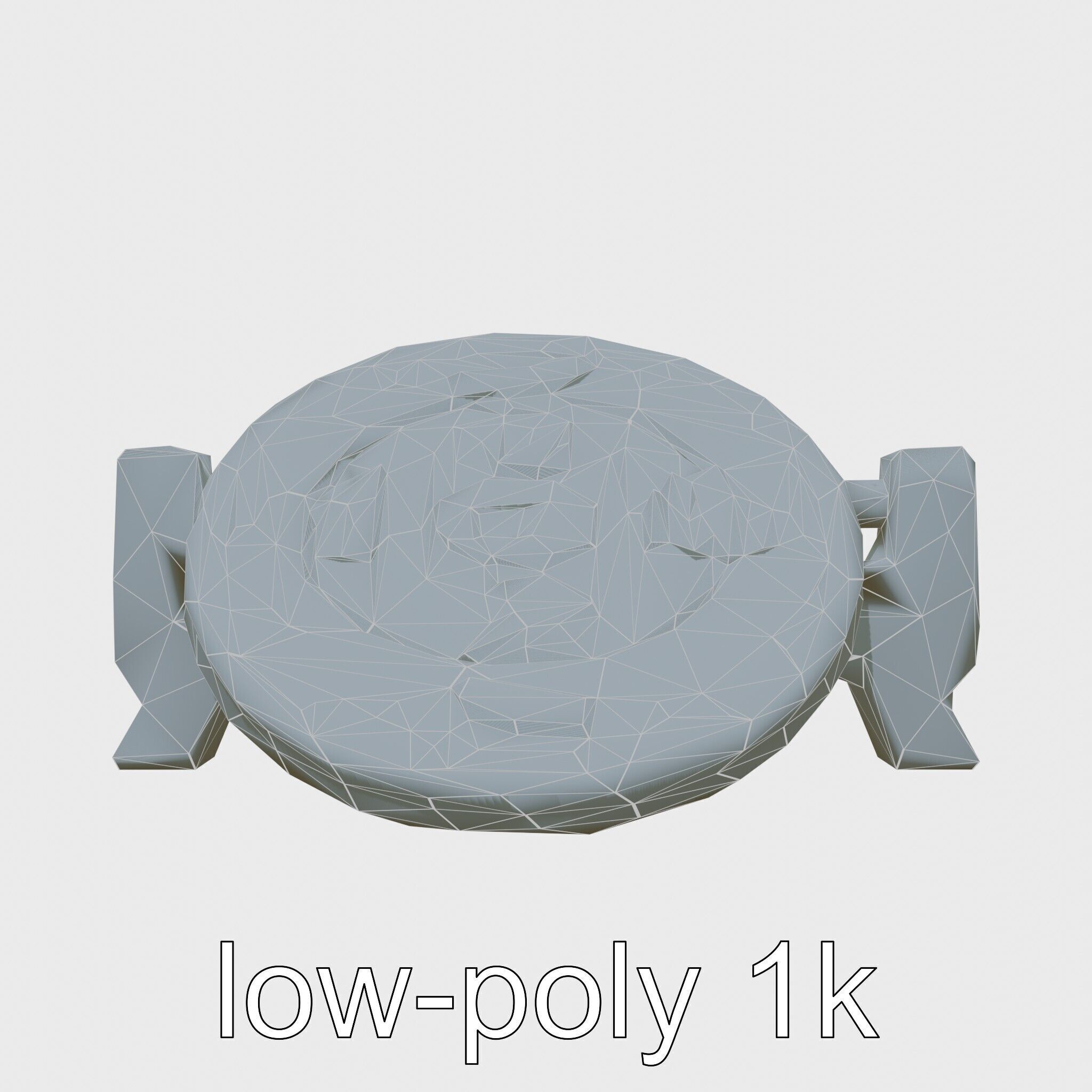 Traditional Tea Display Stand with Auspicious Symbols Low-poly 3D model_25