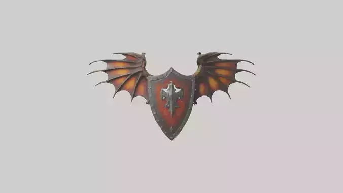 Dragon Wing Shield model