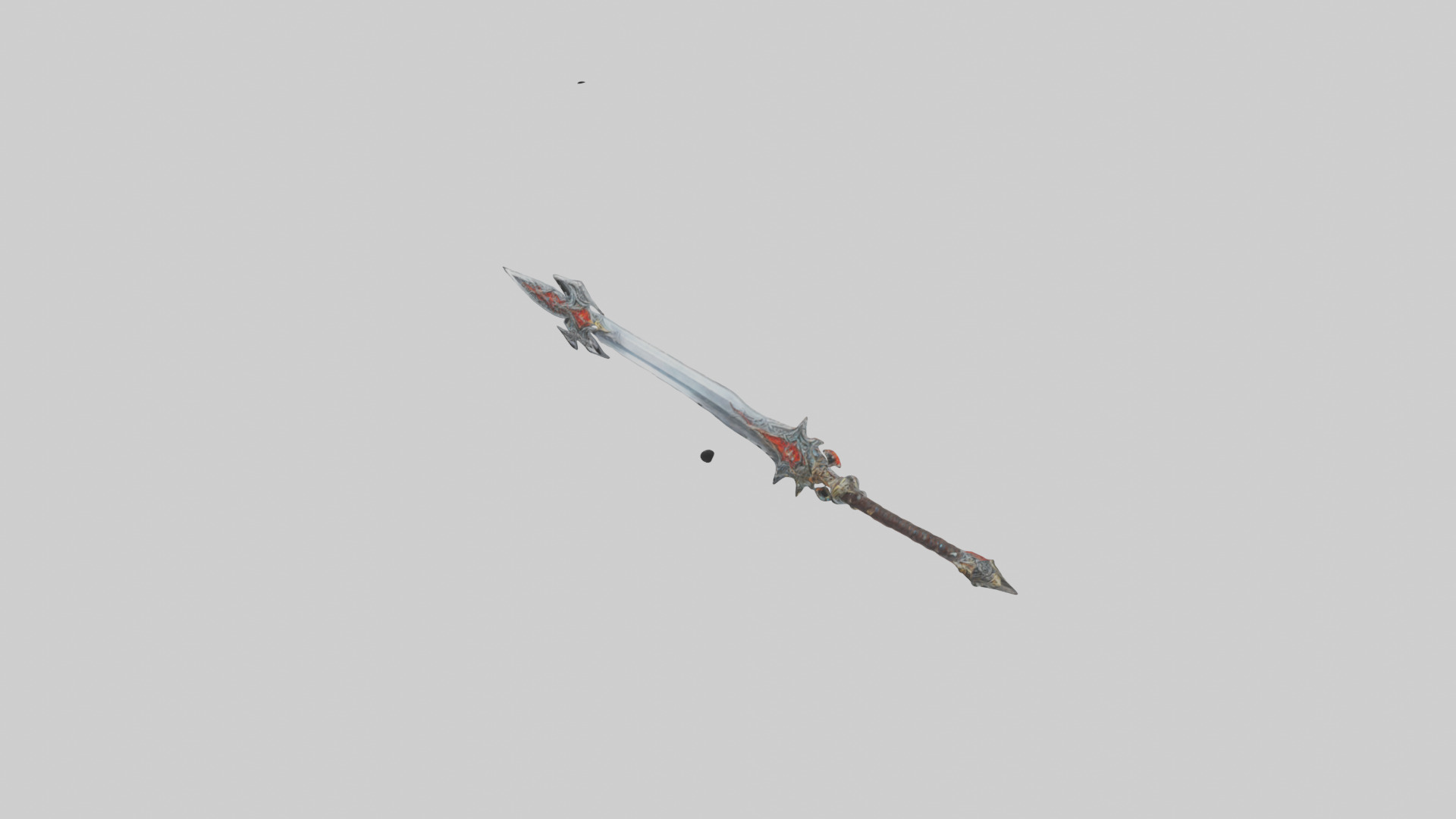 Dragonfire Sword model 3D model_1