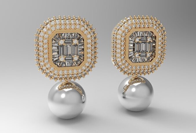 earrings 3D print model