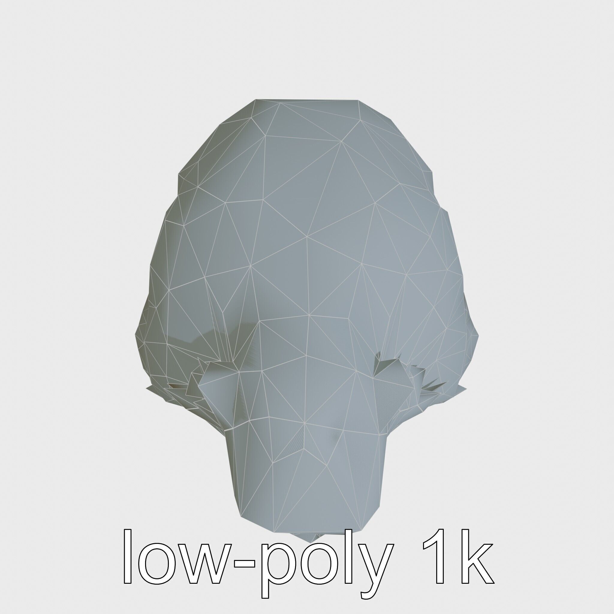 Hamadryas Baboon 3D Model with Detailed Manes and Pink Face Low-poly 3D model_14