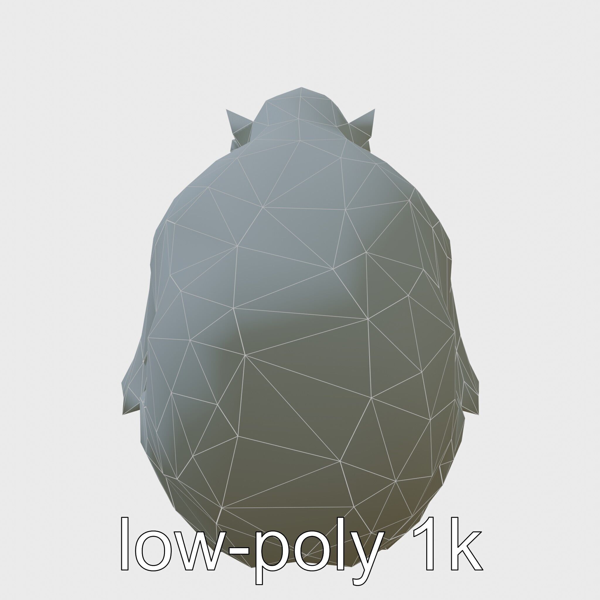 Hamadryas Baboon 3D Model with Detailed Manes and Pink Face Low-poly 3D model_7