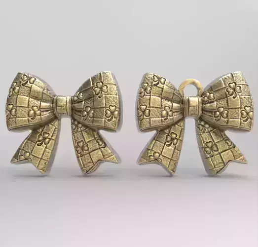 st patrick day ribbon bow decor 2 