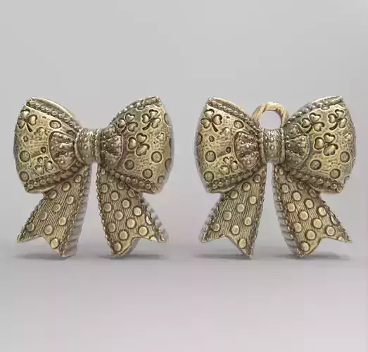 st patrick day ribbon bow decor 