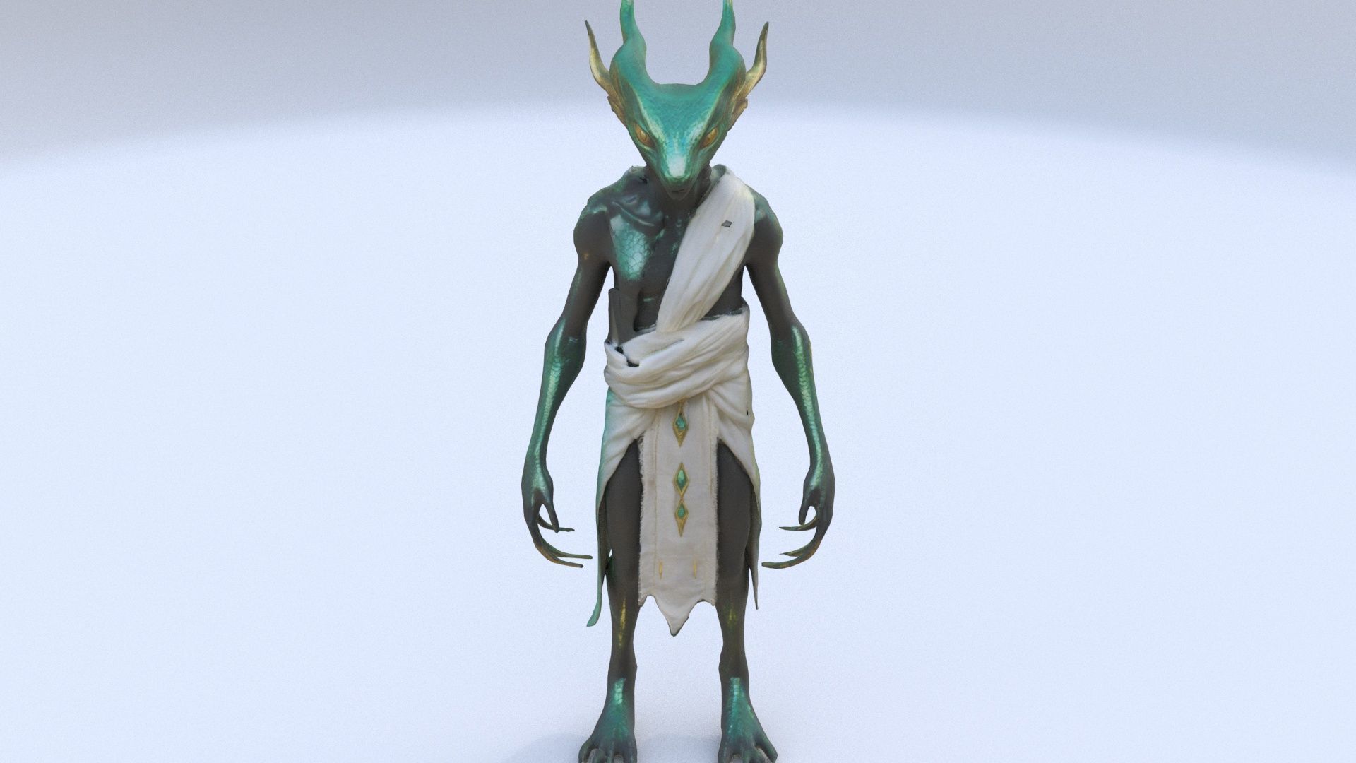 Voodoo Character 3 3D model_1