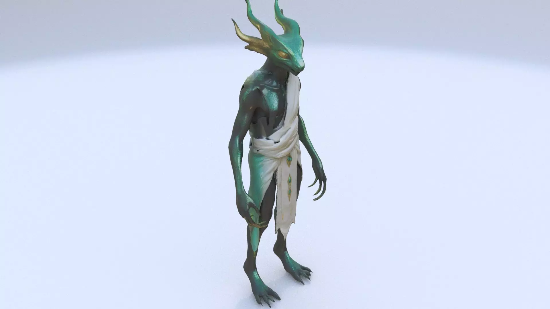 Voodoo Character 3 3D model_0