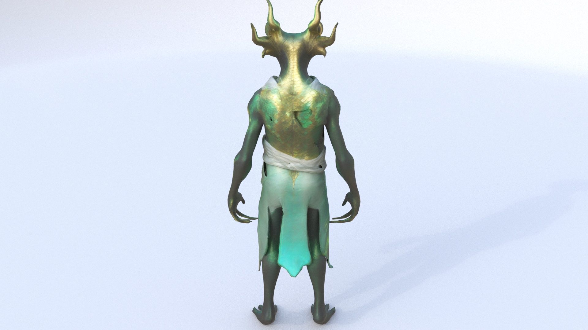 Voodoo Character 3 3D model_4