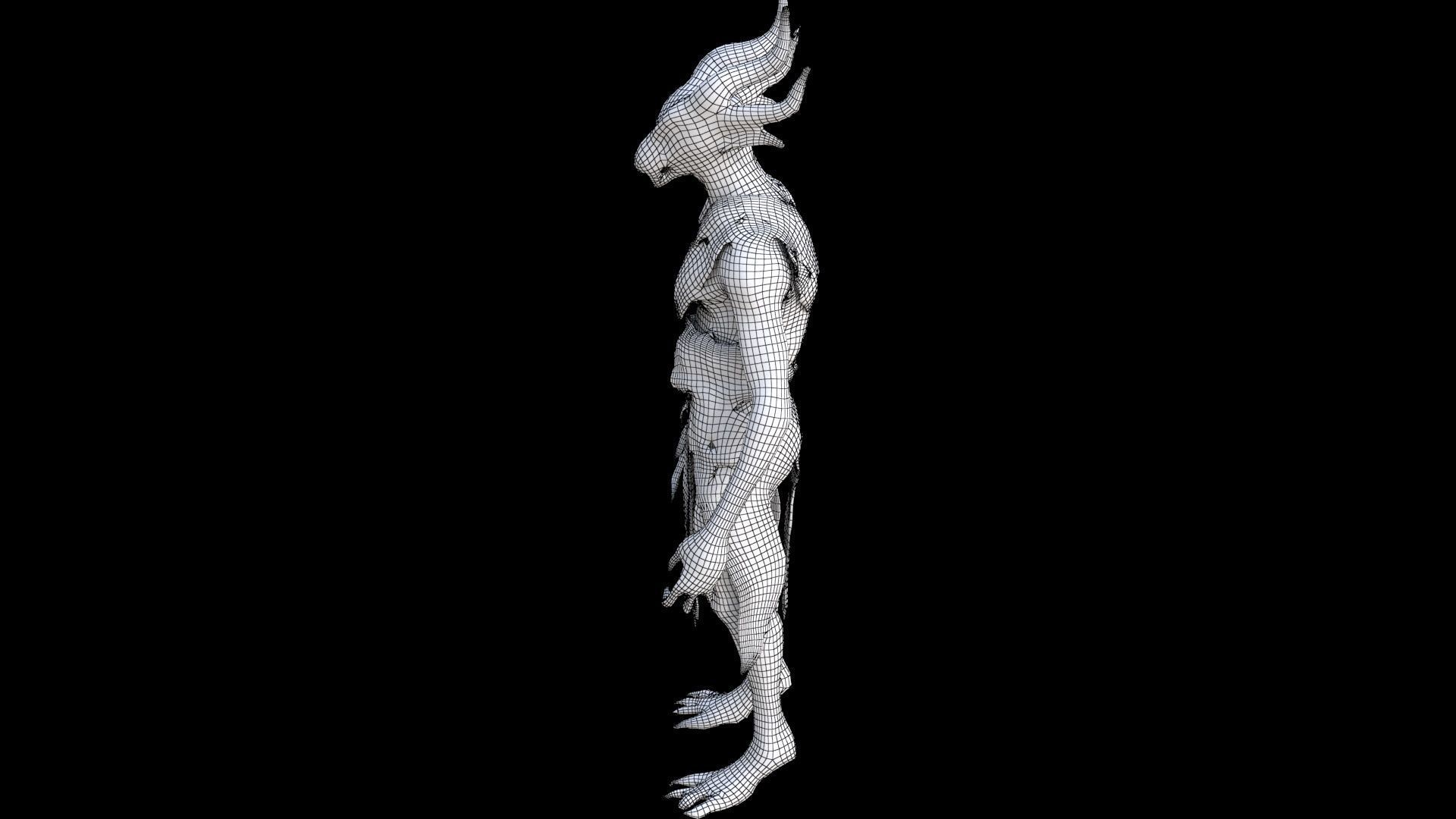 Voodoo Character 3 3D model_7