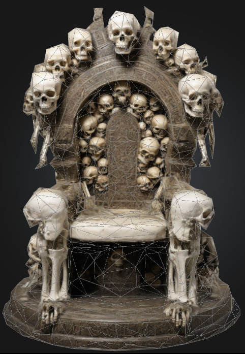 Bone throne 1 3D model_1