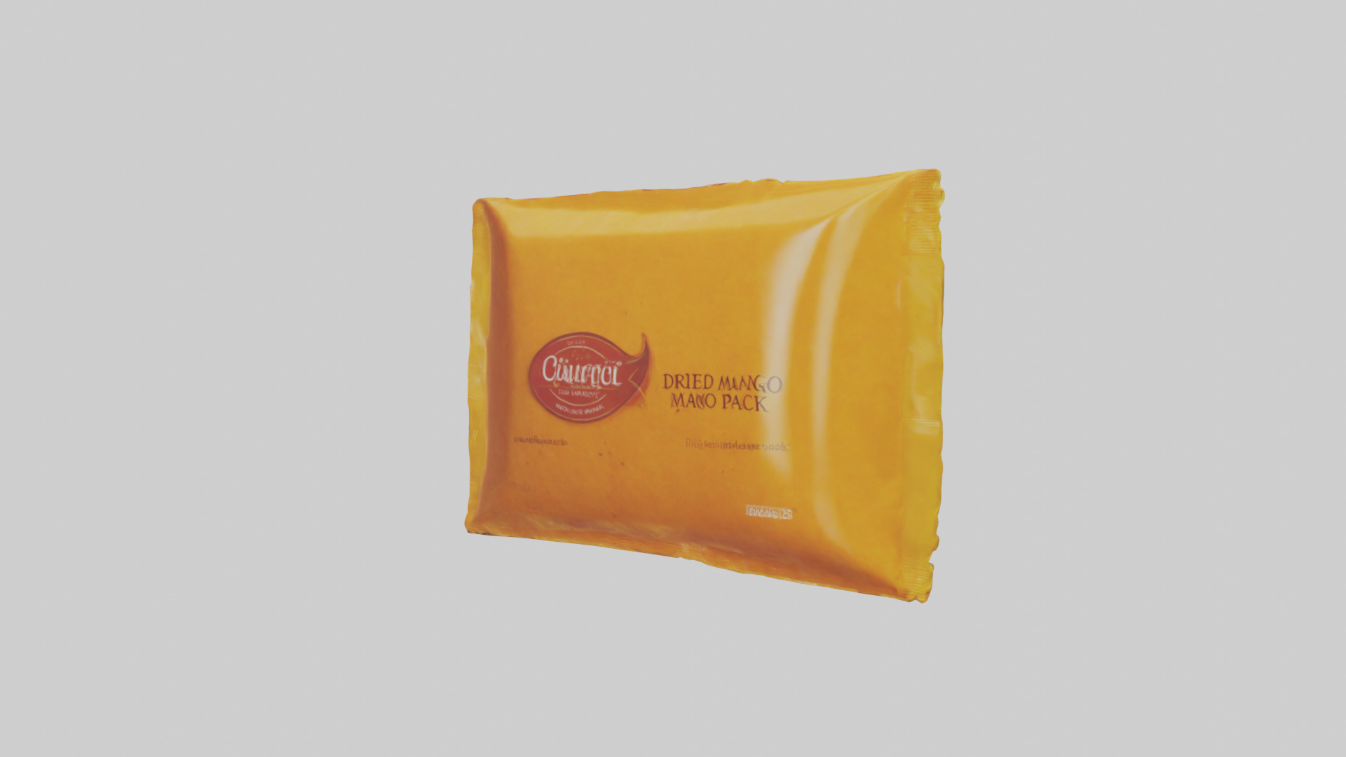 Dried Mango Pack model 3D model_1