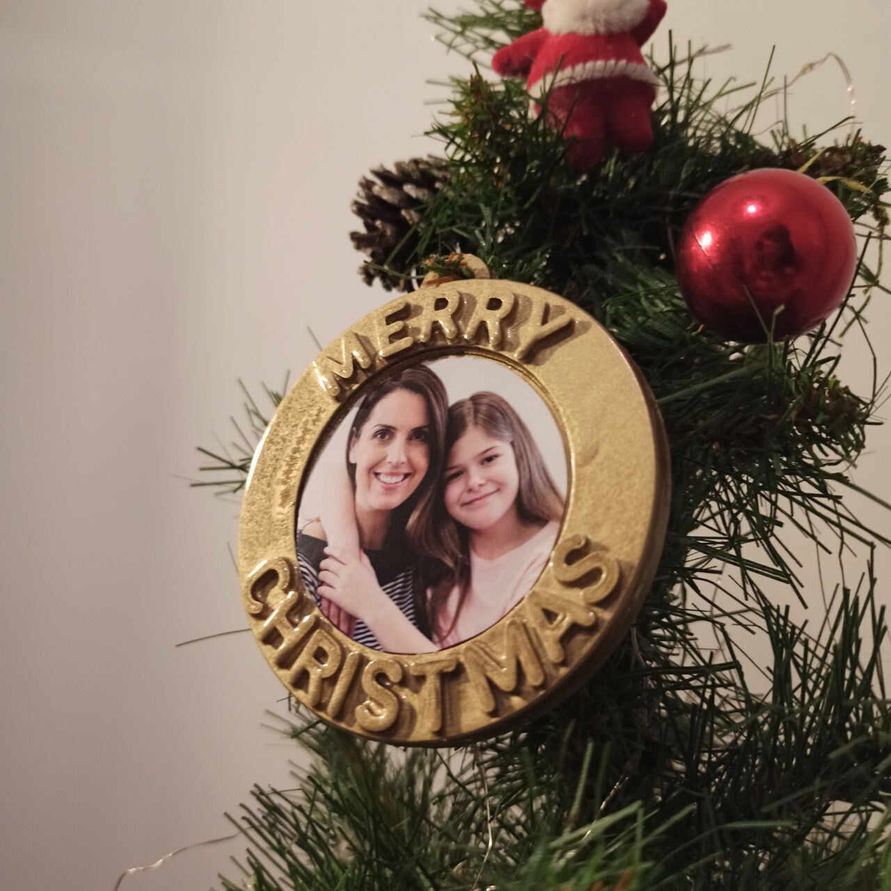 Personalized Christmas Ornaments with Photo 3D print model_9