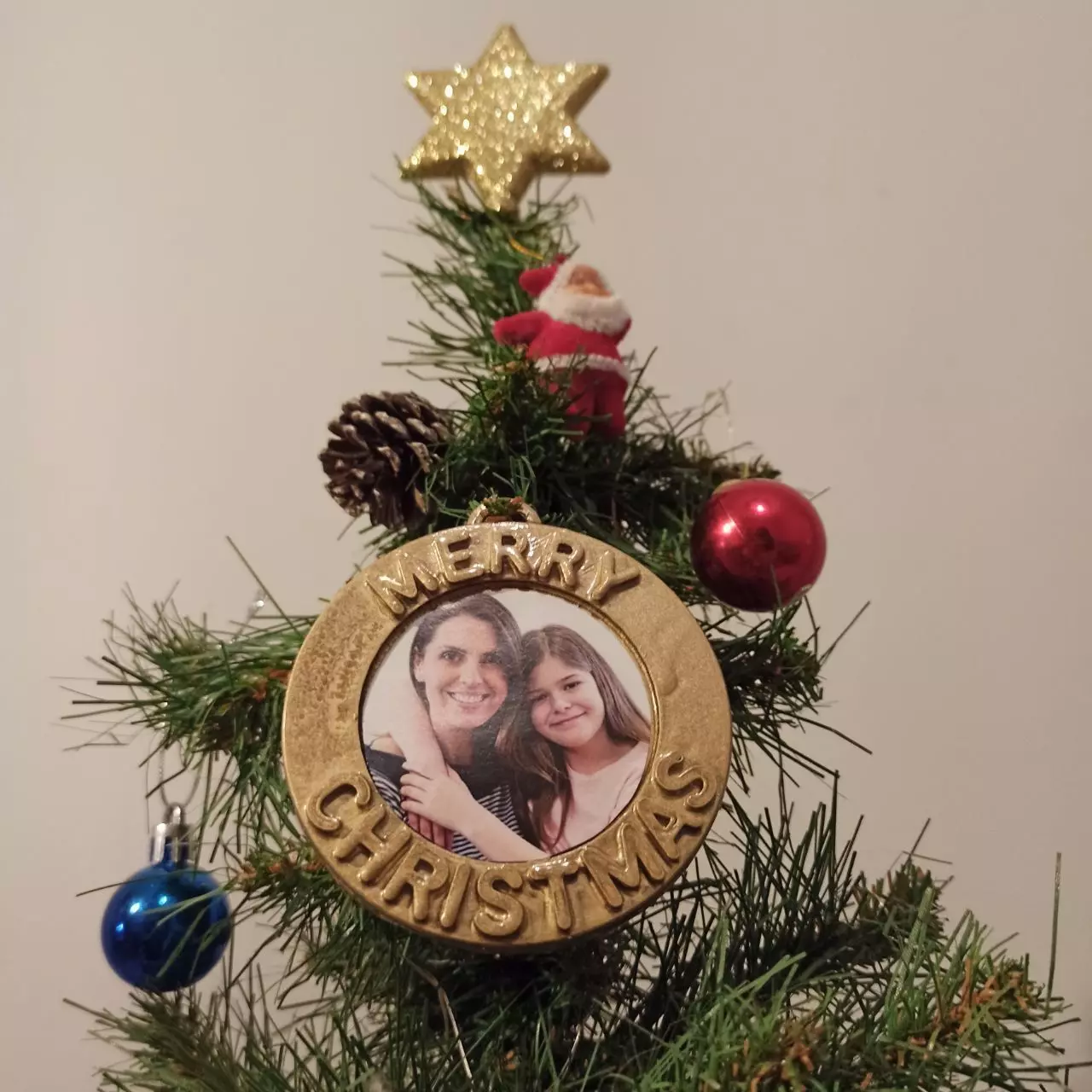 Personalized Christmas Ornaments with Photo 3D print model_2