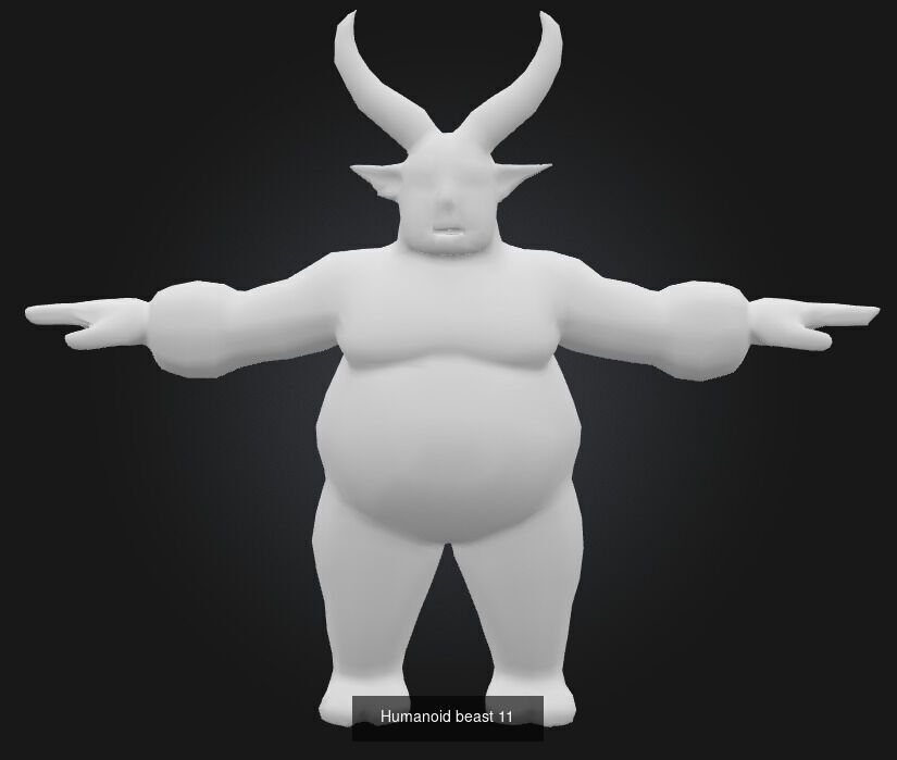 Humanoid beast Pack collection _11