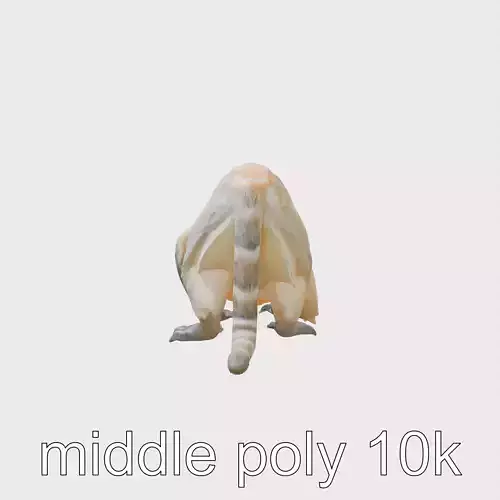 Douc Langur Monkey with Vibrant Fur Textures 3D Model