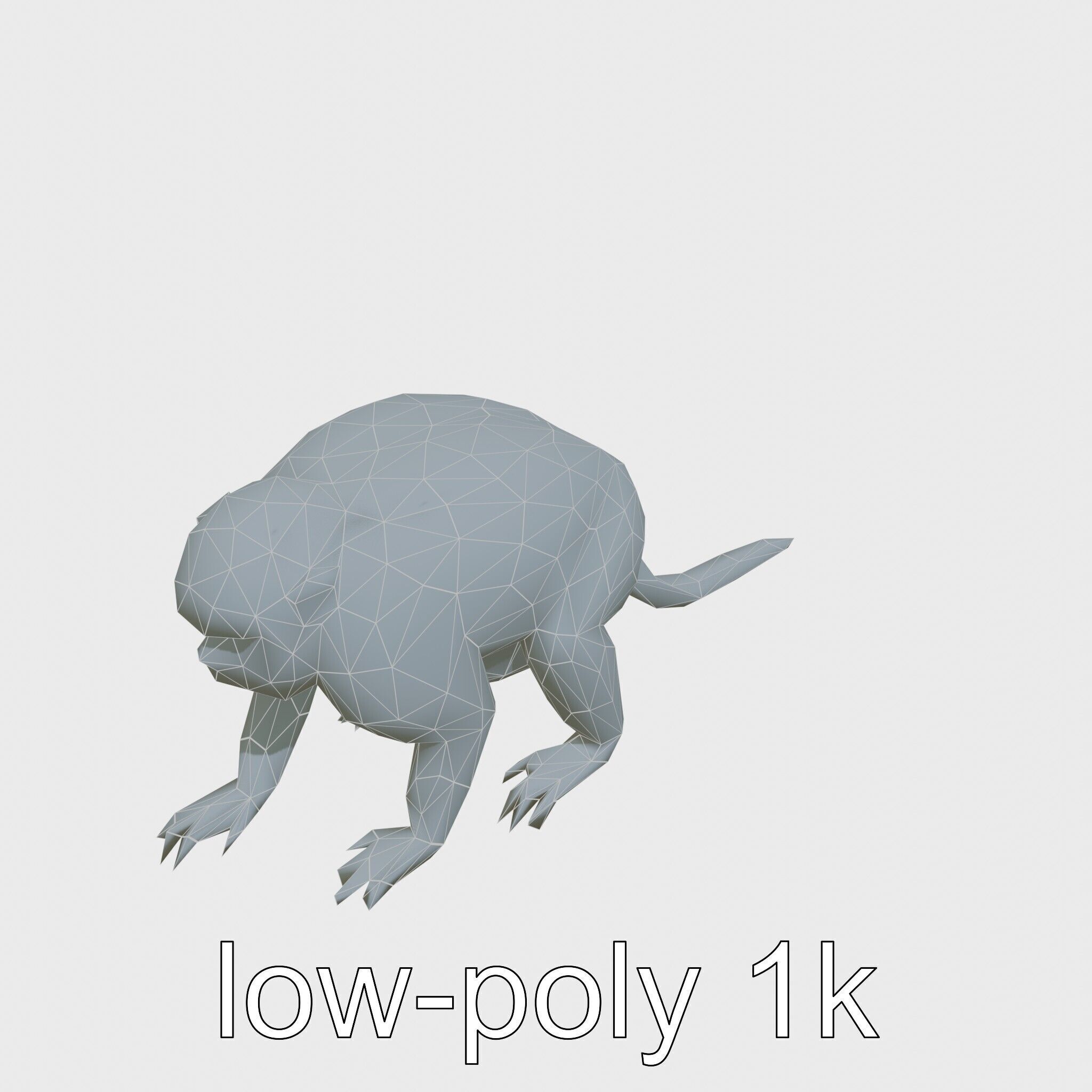 Colobus Monkey 3D Model with Flowing Fur Details Low-poly 3D model_27