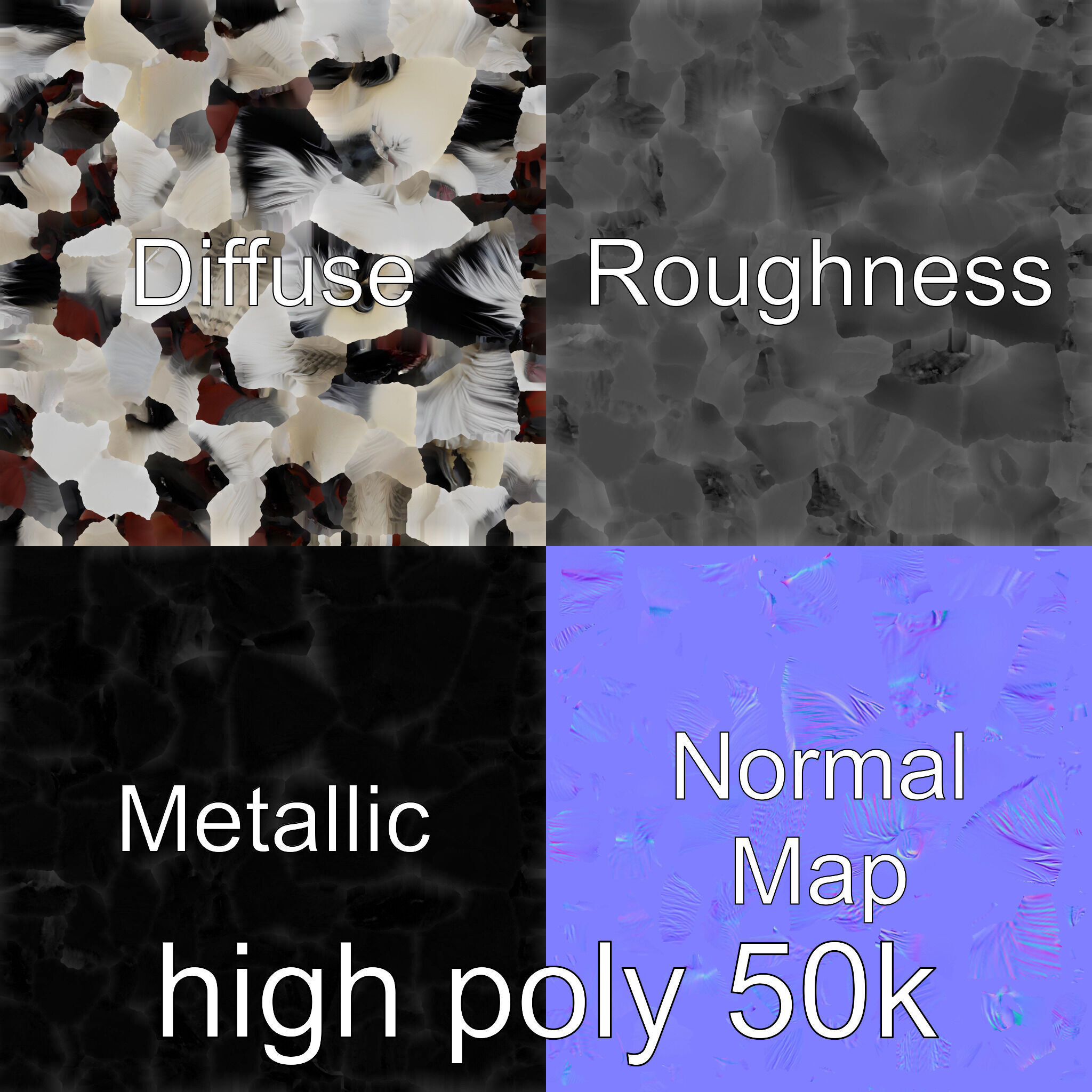 Colobus Monkey 3D Model with Flowing Fur Details Low-poly 3D model_33