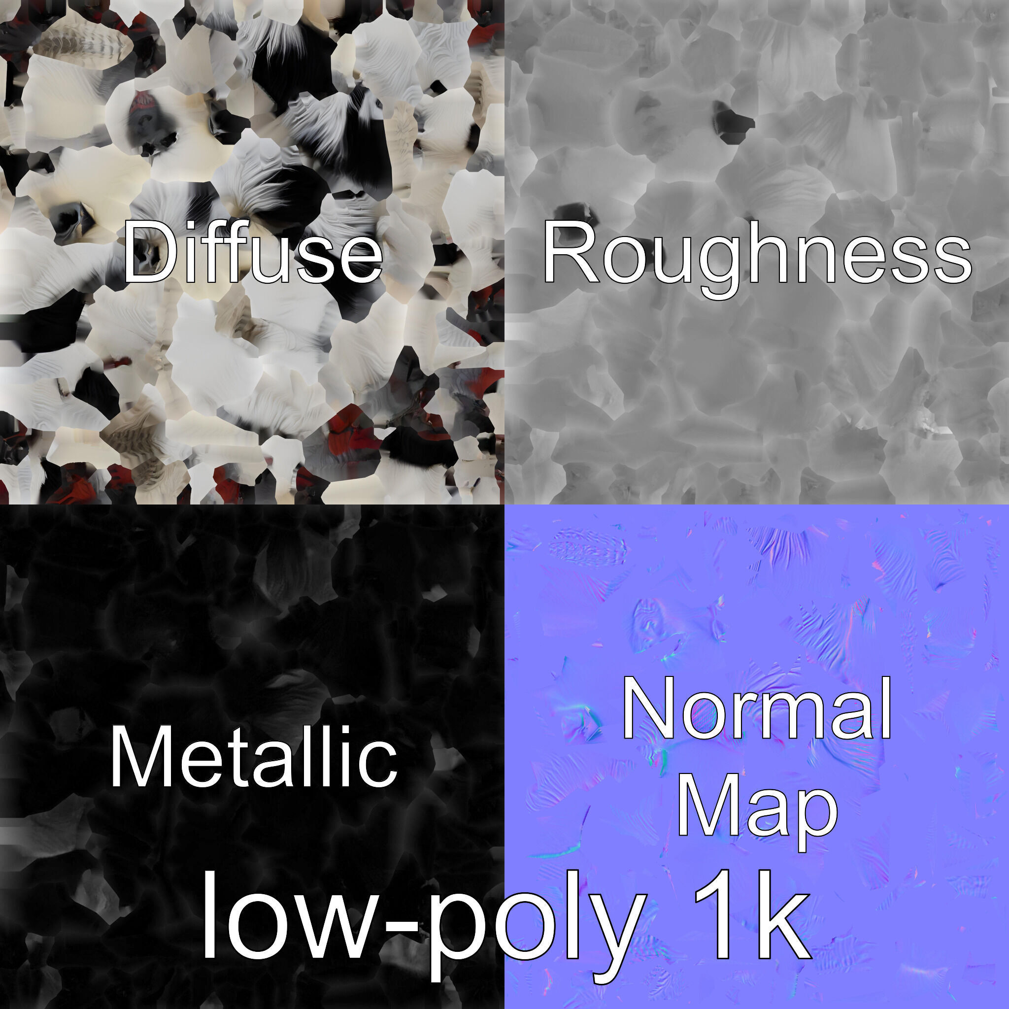 Colobus Monkey 3D Model with Flowing Fur Details Low-poly 3D model_4