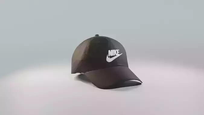 Nike Baseball Cap Black and White