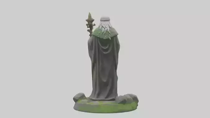 Druid statue model