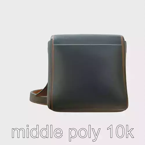 Genuine Leather Crossbody Bag Model