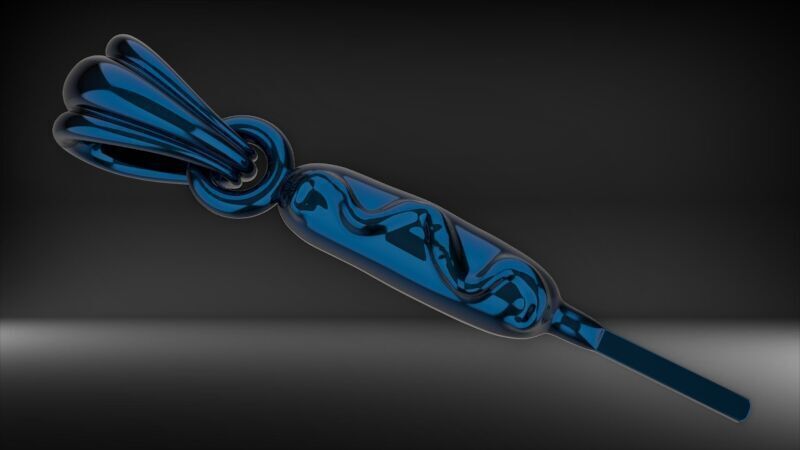 Corn Dog Pendant 3D print model_14