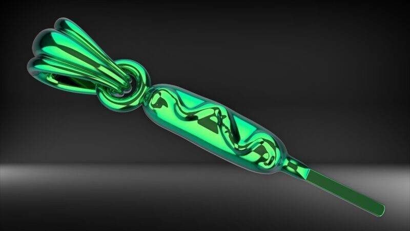 Corn Dog Pendant 3D print model_15