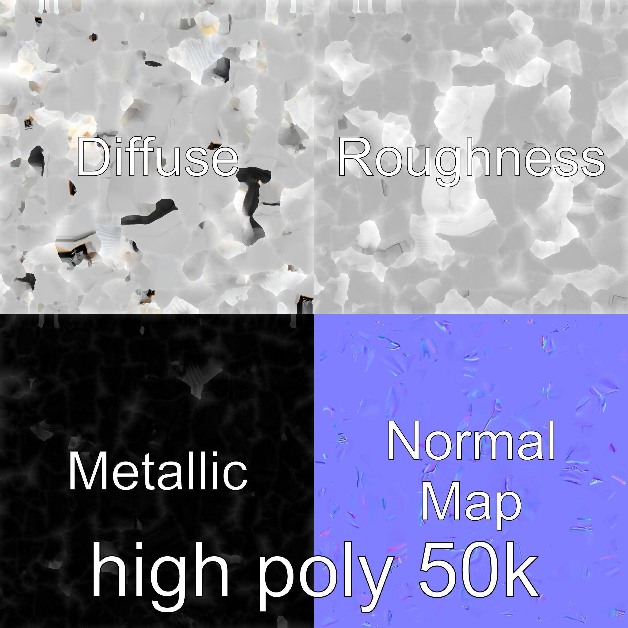 Hoodie with Chest Print Model Low-poly 3D model_31