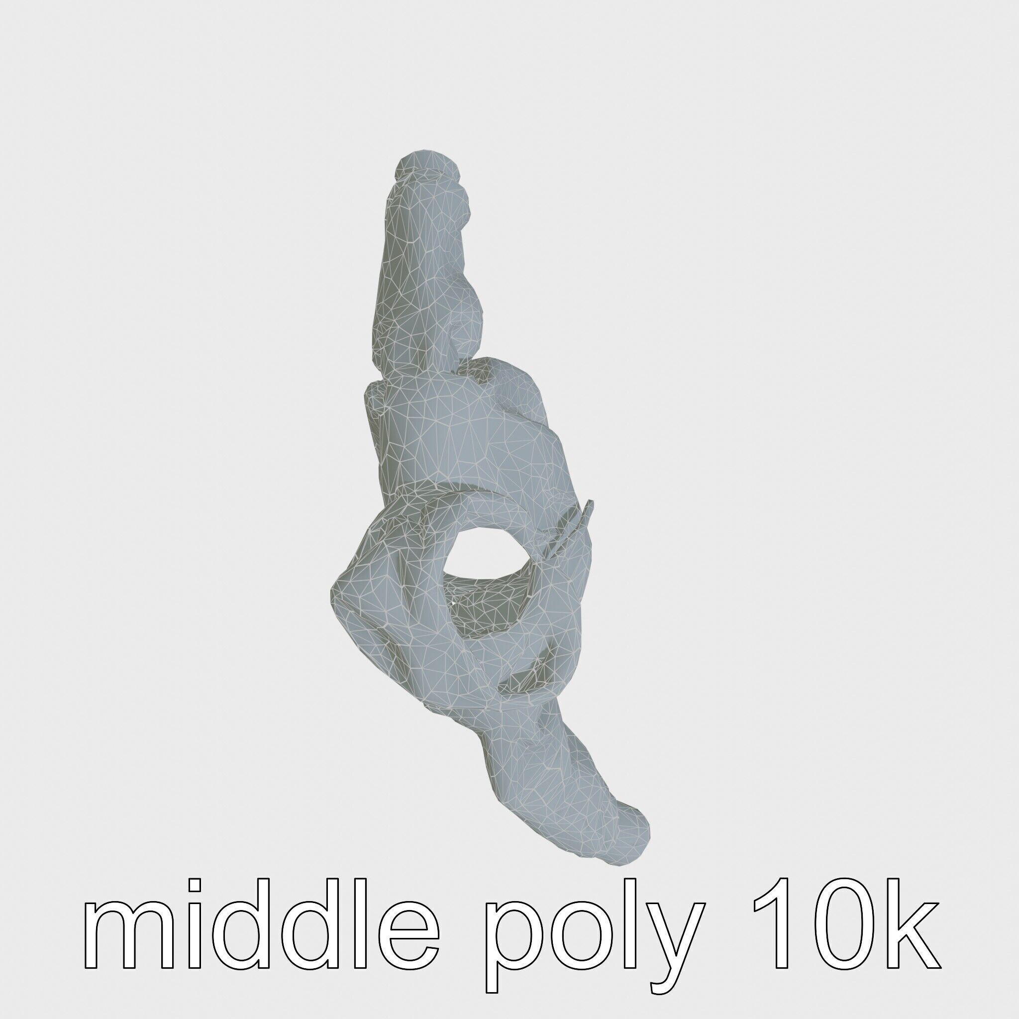 Hoodie with Chest Print Model Low-poly 3D model_26