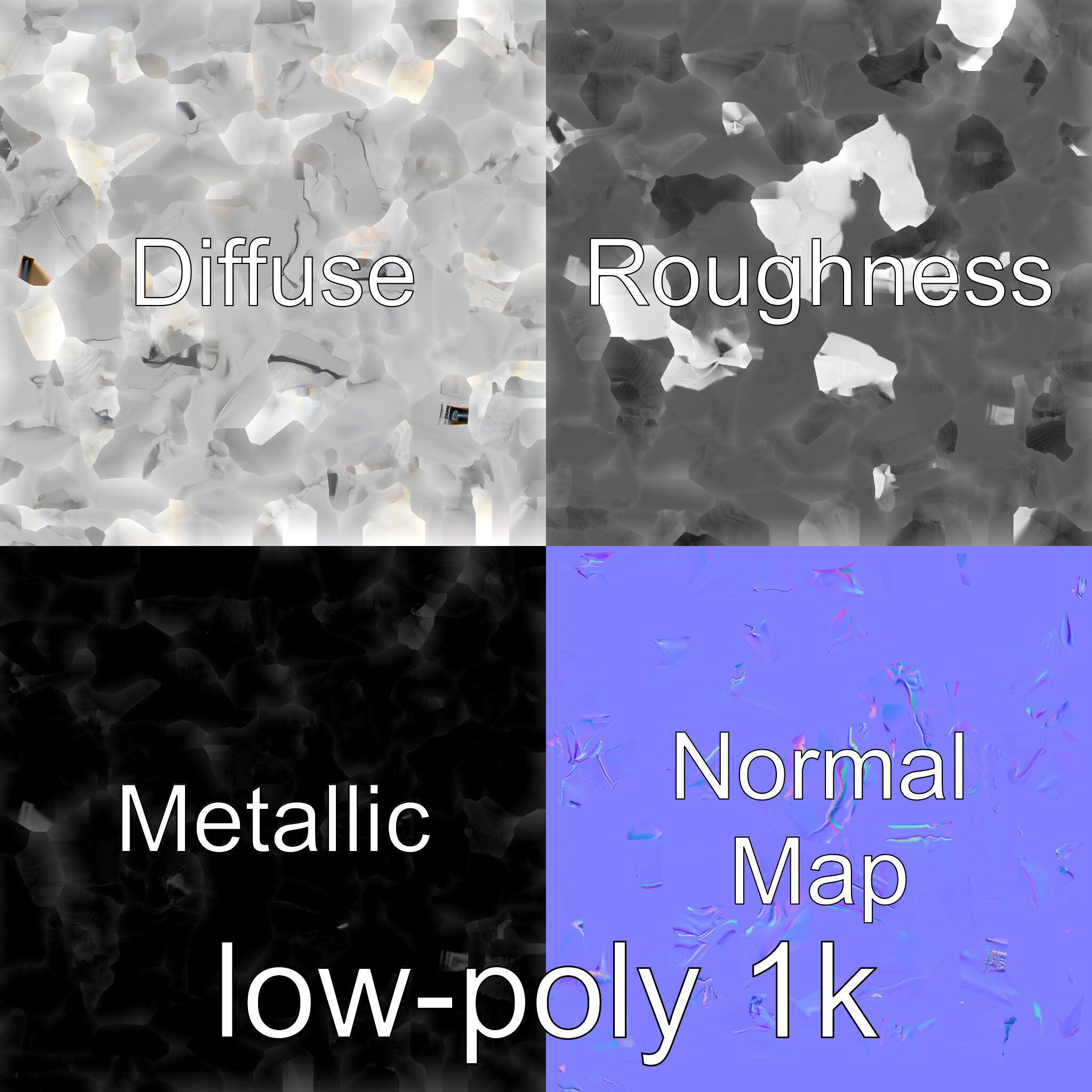 Hoodie with Chest Print Model Low-poly 3D model_4