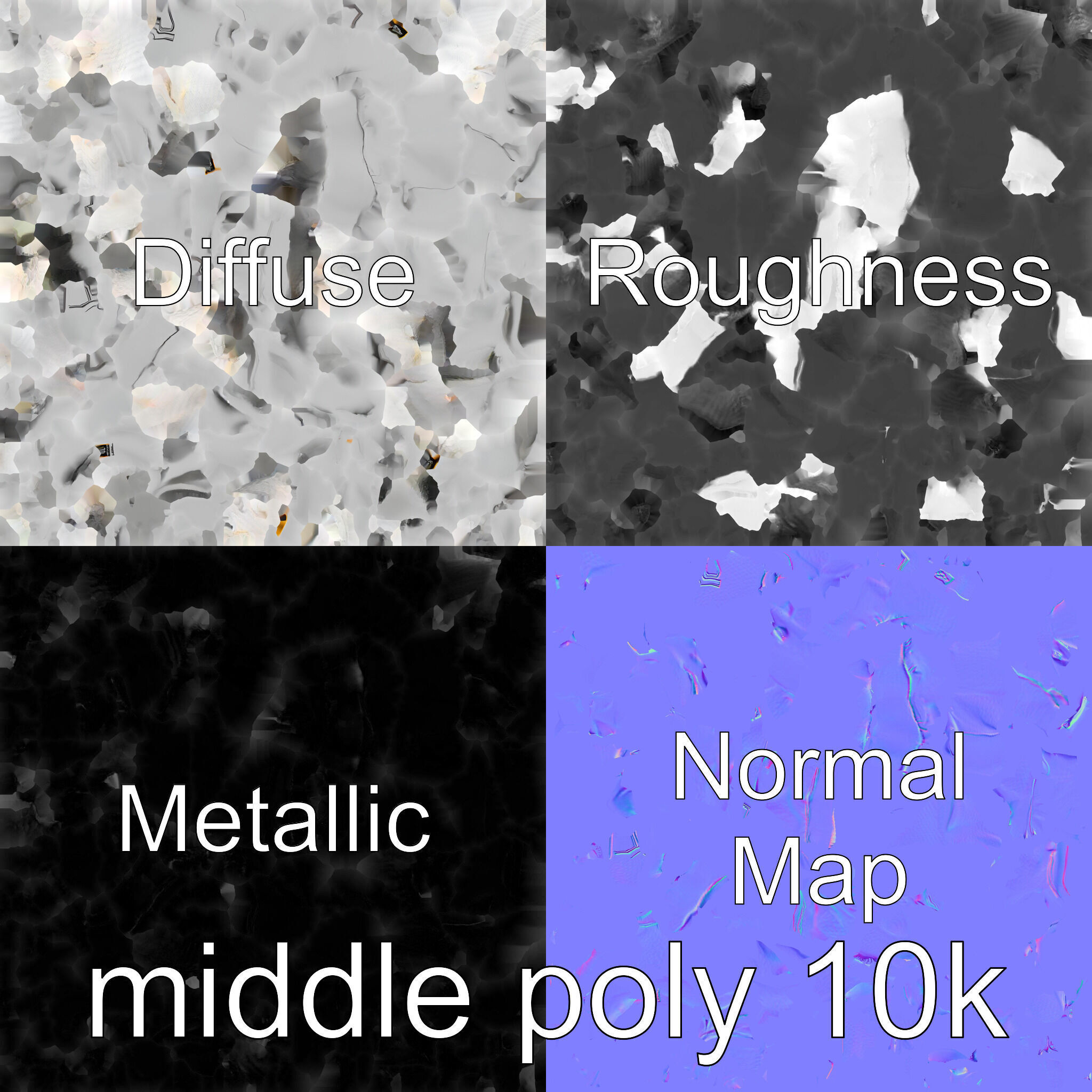 Hoodie with Chest Print Model Low-poly 3D model_33