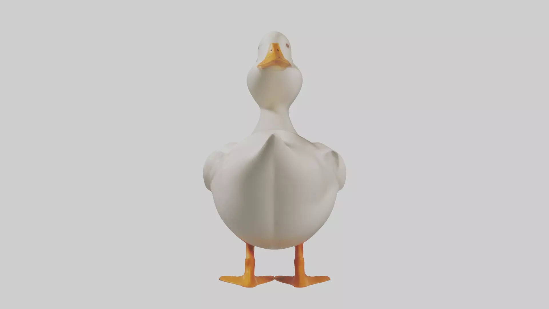 Duck waddling model 3D model_0