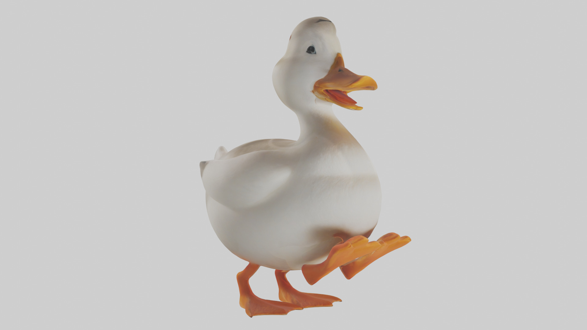 Duck waddling model 3D model_7