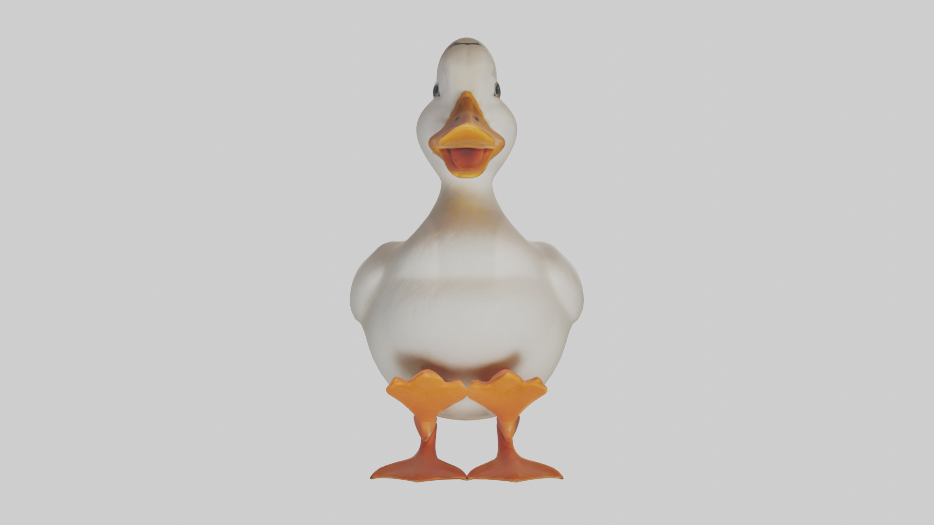 Duck waddling model 3D model_9
