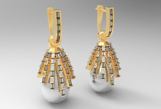 earrings 3D print model