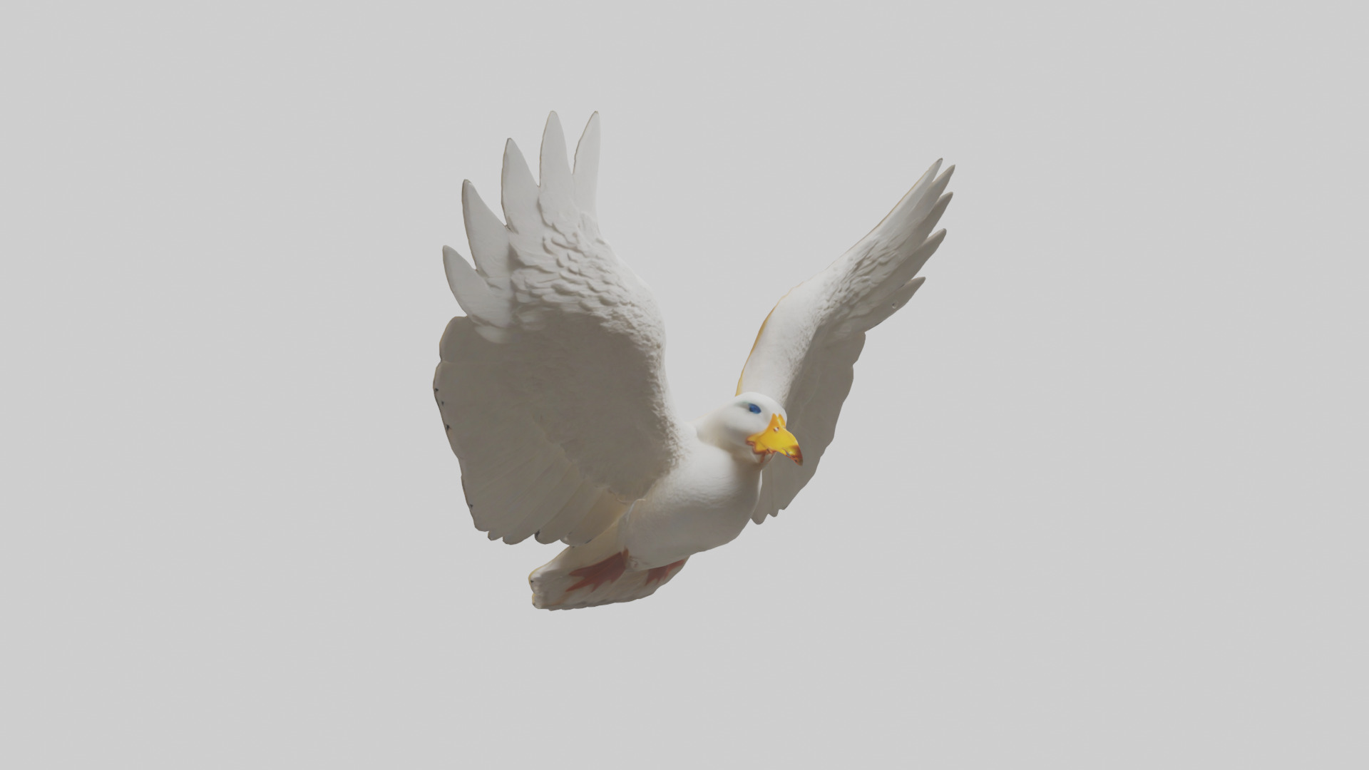 Duck Wings Model 3D model_11