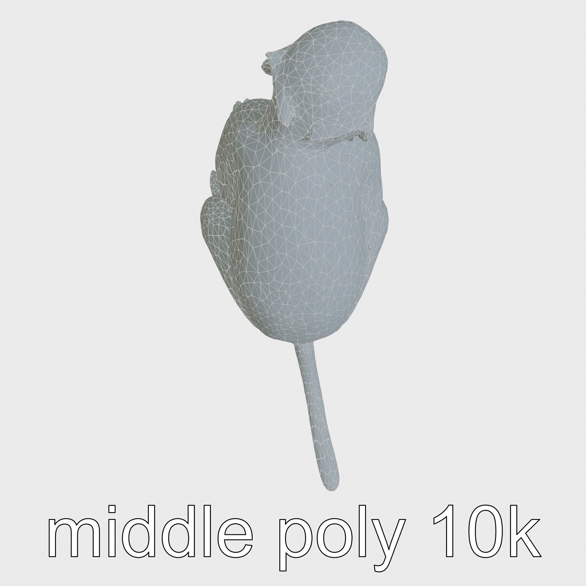 Silvery Gibbon 3D Model with Graceful Movements Low-poly 3D model_31