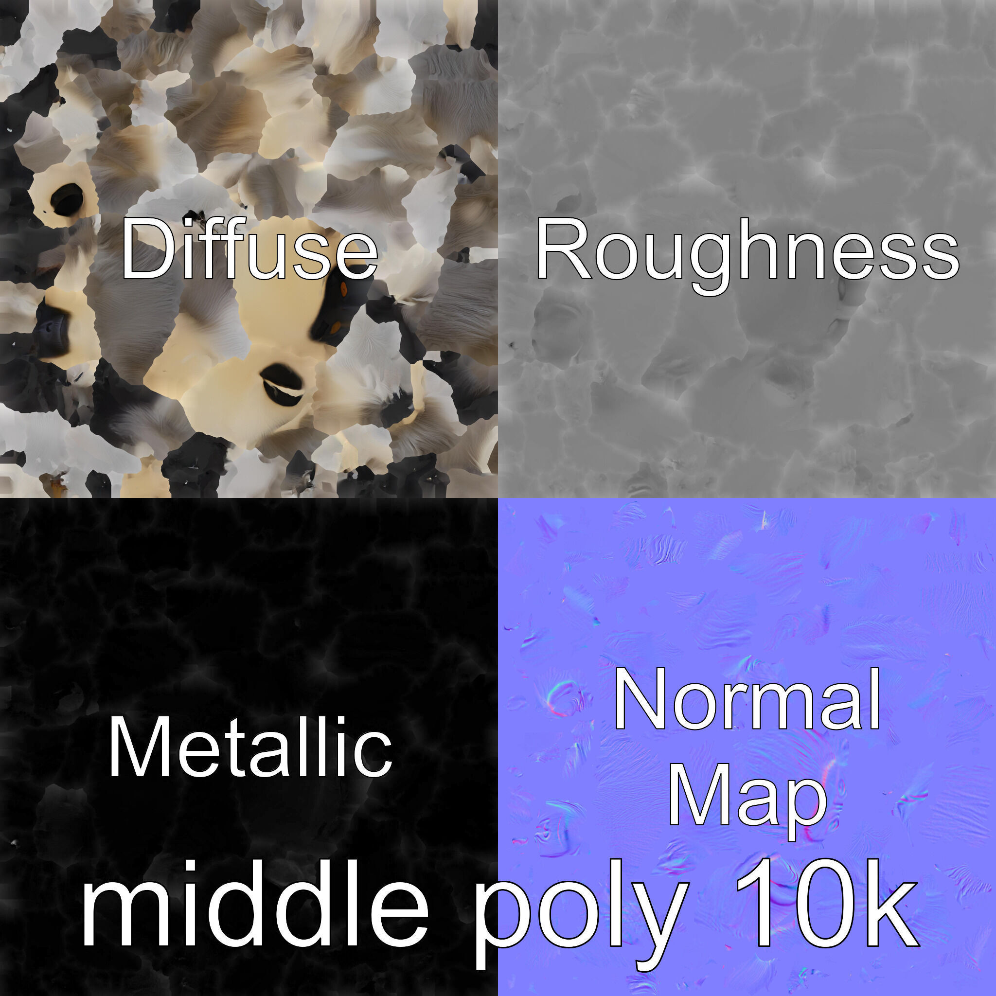 Silvery Gibbon 3D Model with Graceful Movements Low-poly 3D model_21