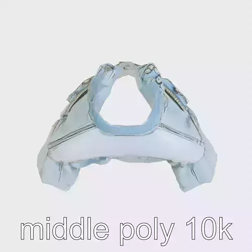 Stylish Denim Jacket with Distressed Features and Stud Accents Low-poly 3D model