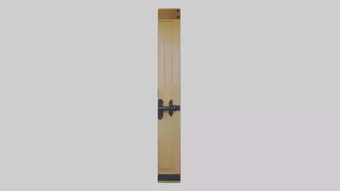 Dutch door model 2 3D model