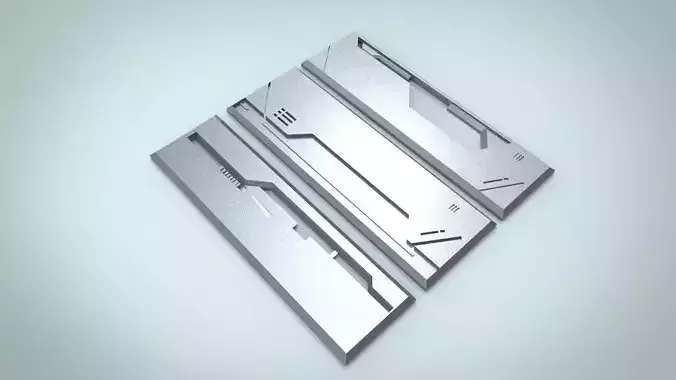 sci-fi kitbash wall 2