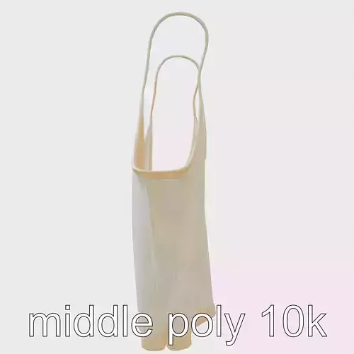 Simple Tank Top with Thin Straps 3D Model