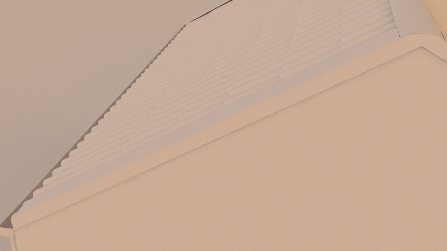 Little home Low-poly 3D model_12