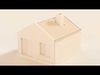 Little home Low-poly 3D model_1